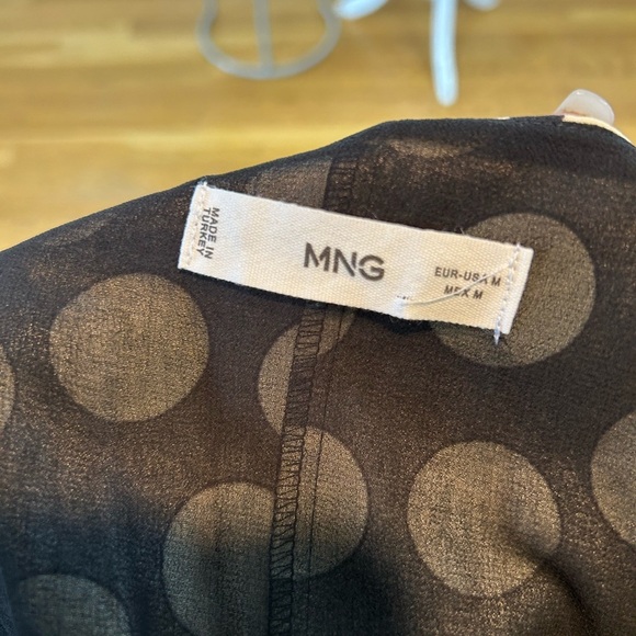 MANGO Polka Dot Print Wide Leg Sleeveless Jumpsuit - Picture 14 of 14